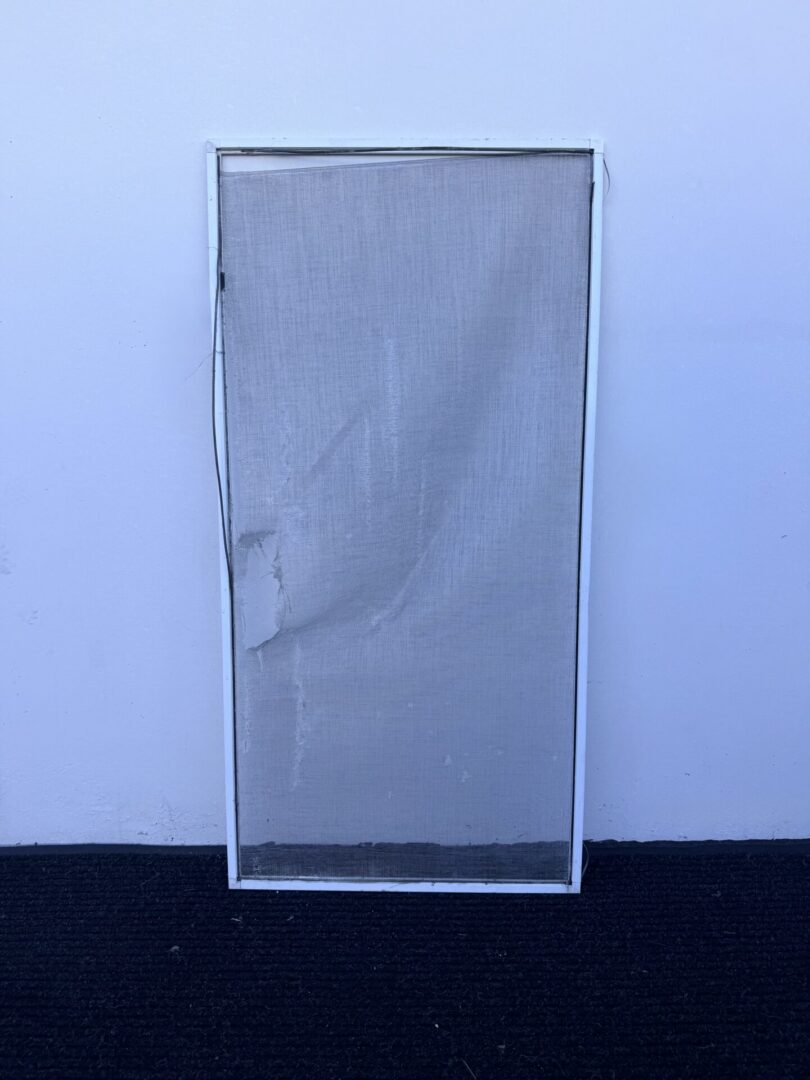 Window Screen with saggy mesh